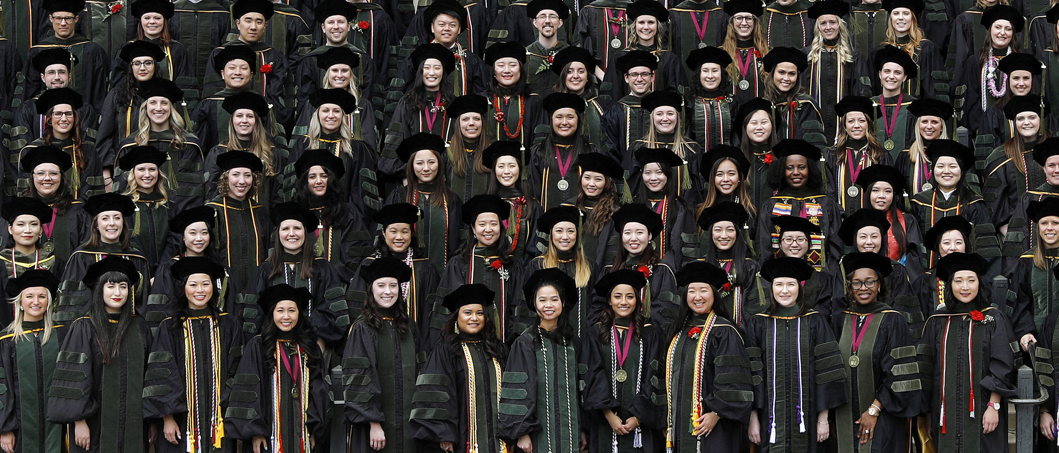 A graduating class of College of Pharmacy students