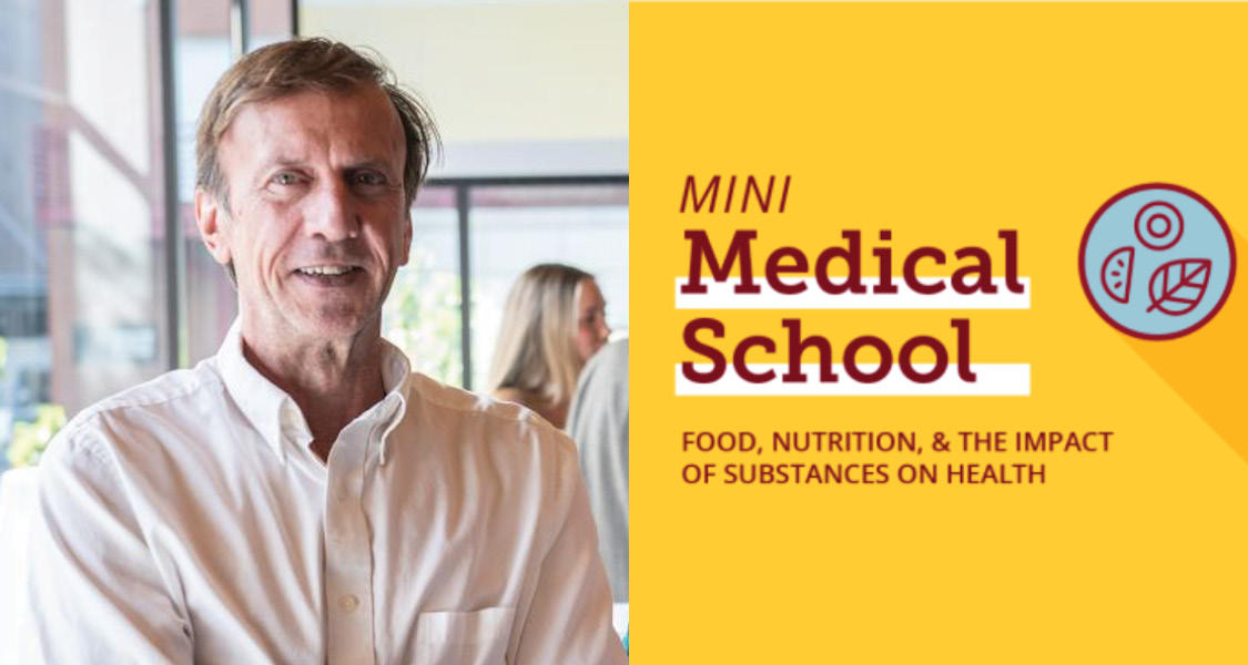Dr. David Ferguson & the Mini Med School Logo