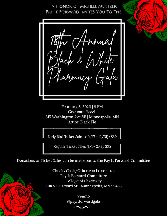 Alumni Gala invitation flyer