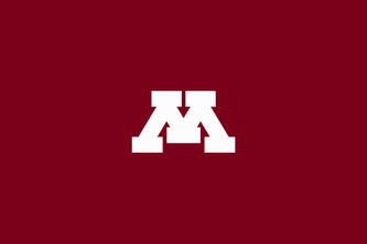 Maroon background with University of Minnesota block M logo