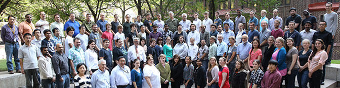 Group picture of faculty, staff, and students